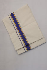 Double mundu with Fancy Kara