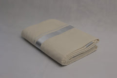 Double mundu with Silver Kasavu Kara