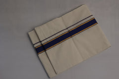 Double mundu with Fancy Kara