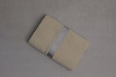 Double mundu with Silver Kasavu Kara